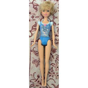 Disney Barbie Sparkling Princess Cinderella Doll Mattel 2012 No Accessories